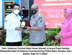 Ansar Ahmad Hadiri Pisah Sambut Wakapolda Kepri: Ajak Tingkatkan Sinergitas