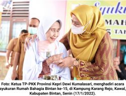 TP-PKK Kepri Syukuran Ke-15 Rumah Bahagia Bintan