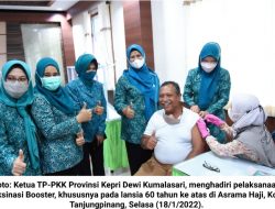 TP-PKK Kepri Ajak Masyarakat Kepri Sukseskan Vaksinasi Booster