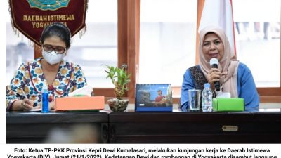 Kunker ke DIY, TP-PKK Kepri Bawa Misi Pariwisata