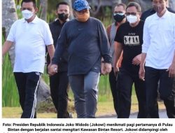 Usai Bertemu PM Lee Hsien Loong di Bintan, Petang Jokowi Akan Serahkan BLT di Taman Batu 10