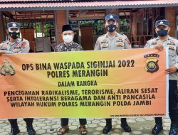 Giat Satgas Preentif Ops Bina Waspada Siginjai 2022 Sat Binmas Polres Merangin