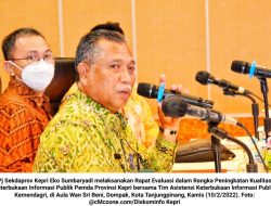 Pemprov Kepri Kejar Peringkat ‘Informatif’ dalam KIP
