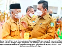 Ansar Ahmad Lepas 12 PNS yang Memasuki Batas Usia Pensiun