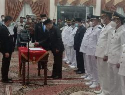 Bupati Afrizal Sintong S. IP Lantik 56 Pejabat Dilingkungan Pemkab Rohil.