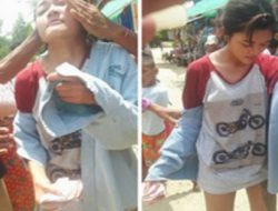 Pencopet Cantik Diarak Warga Tanpa Menggunakan Pakaian