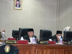 DPRD Kampar Gelar Rapat Pengumuman Pemberhentian Masa Jabatan Bupati
