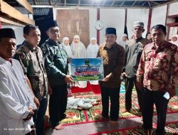 Bantu Mushala Darul Huda Ampalu Buya Adam Bagadiang berterima Kasih kepada H. Nurkhalis Dt Bijo Dirajo