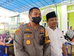 Kapolres Muaro Jambi AKBP Yuyan Priatmaja S.I.K.MH Tinjau Program Gerakan 1 Juta Vaksin Booster Di Kecamatan Sungai Bahar