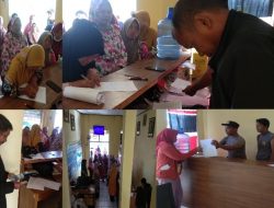 Bantuan Langsung Tunai Pedagang Kaki Lima di Bagikan Di Polsek Jangkat