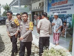 Kapolres Merangin beserta rombongan melaksanakan kunjungan ke panti asuhan aisiyah muhamadiyah mentawak