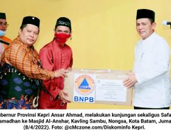 Ansar Ahmad: Perlunya Dukungan Masyarakat untuk Percepatan Pemulihan Ekonomi Kepri