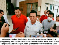 Listrik di Pulau Pangkil Belum 24 Jam, Ansar Ahmad Datangi Kantor PLN Tanjungpinang