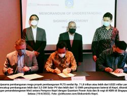 Salah Satu PLTS Terbesar di Dunia Akan Dibangun di Kepri: Investasi Rp. 71,8 Triliun