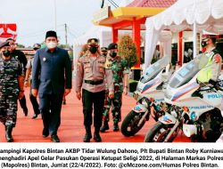 Apel Gelar Pasukan Operasi Ketupat Seligi 2022: Roby Kurniawan Bacakan Amanat Kapolri