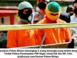 2 Pelaku Penempatan PMI Ilegal Ditangkap Polres Bintan