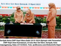 Sertijab DWP Kepri 2019-2024: Nong Rochaiza Gantikan Hawati