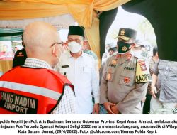 Operasi Ketupat Seligi 2022: Aris-Ansar Pantau Arus Mudik di Kota Batam