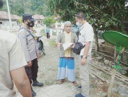 Kasat intelkam monitoring Rapat Adat diDesa Sungai Tabir