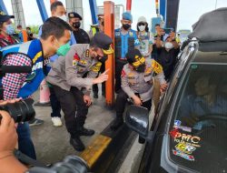 Irwasum Polri dan Kapolda Sumut Tinjau Pos Pam Exit Tol Tebingtinggi Hari Terakhir Libur Lebaran