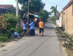 Kades Terpilih Bakaran Batu, Giat Bersih Bersih Desa