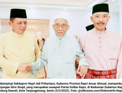 Momen Idris Siradj Bersilaturahmi dengan Ansar Ahmad di Idul Fitri 1443 H