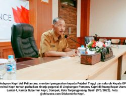 Adi Prihantara ke Pejabat Tinggi Pemprov Kepri: Kinerja Pegawai Harus Ditingkatkan
