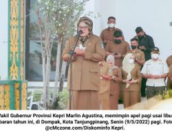 Marlin Agustina Pimpin Apel Pagi Usai Libur Lebaran, Ini Pesannya…