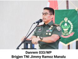 Kumpulkan Persit KCK Koorcab Rem 033 dan Jajaran, Ini Pesan Brigjen TNI Jimmy