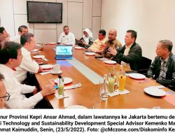 Ansar Ahmad Gubernur Pertama yang Diundang Eks CEO Bukalapak: Bahas Proyek Strategis Kepri