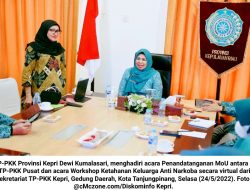 Secara Virtual, Dewi Kumalasari Hadiri MoU antara BNN-RI dan TP-PKK Pusat