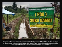 Peningkatan Jaringan Irigasi Tersier Daerah Irigasi Tanjuang Bataut Nagari Guguak VIII Koto Sudah Mulai Dikerjakan