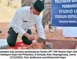 Groundbreaking Stasiun LPP TVRI Kepri, Iman: Anggarannya Sudah Disetujui Komisi I DPR-RI