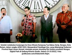 Sandiaga Tinjau Nongsa Digital Park: Dukung Industri Ekonomi Kreatif dengan Semangat 3G