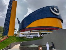 Masjid Bentuk Unik, Menko Bidang Perekonomian Resmikan Masjid Tanjak Di Batam