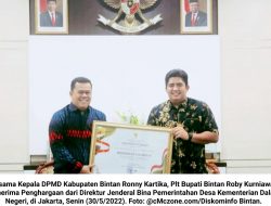 Bintan, Kabupaten Pertama di Indonesia Laporkan Inventarisasi Aset Desa: Kemendagri Langsung Berikan Penghargaan