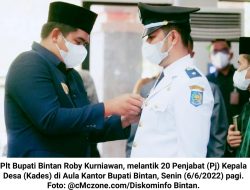 Roby Kurniawan Lantik 20 Pj Kades: Jalankan Amanah dan Layani Masyarakat