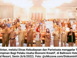 Disbudpar Bintan Gelar Pelatihan Kepemimpinan bagi Pelaku Usaha Ekonomi Kreatif
