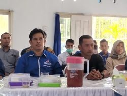 Haji Saipudin Ketua DPC Demokrat Lakukan Konsolidasi DPAC SE Kabupaten Tanjung Jabung Timur