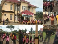 Persiapan HUT RI Ke-77, Kapolsek Jangkat Gelar Latihan Gabungan Bersama 22 Orang Calon Paskibraka