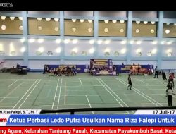Ketua Perbasi Ledo Putra Usulkan Nama Riza Falepi Untuk GOR Type B Di Tanjuang Pauah