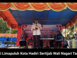 Hadiri Sertijab Wali Nagari Tanjuang Pauah, RKN Berpesan : Mari Akhiri Polarisasi Pilwana