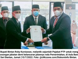 Ini 11 Pejabat Eselon 2 yang Dilantik Roby Kurniawan