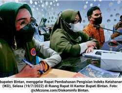 BPBD Fokuskan Penyelesaian 71 IKD bersama OPD Bintan