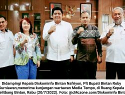 Pada Tempo Roby Kurniawan Paparkan Progres Bintan