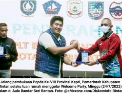 Jelang Popda Kepri Ke-VIII 2022, Pemkab Bintan Gelar Welcome Party