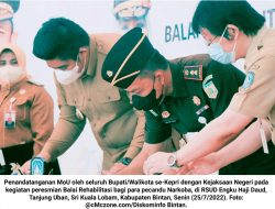 Bintan Miliki Balai Rehabilitasi Pecandu Narkoba Bernama ‘Napza Adhyaksa’