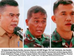 Program Hanpangan Kodim 0315/Tanjungpinang: Buka Lahan untuk Tanam Jagung Manis