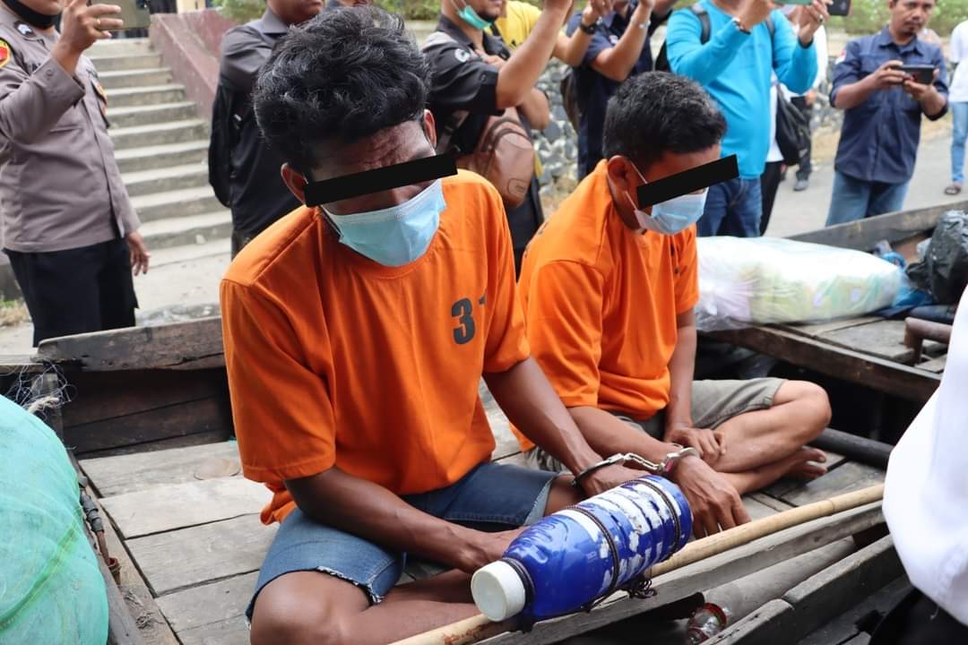 Tim Gabungan Ditres Narkoba Dan Polres Labuhanbatu Ungkap Peredaran Narkotika Sabu Dari Perairan 5151