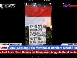 Video Viral Pembakaran Bendera Merah Putih, Pada Saat HUT RI ke 77